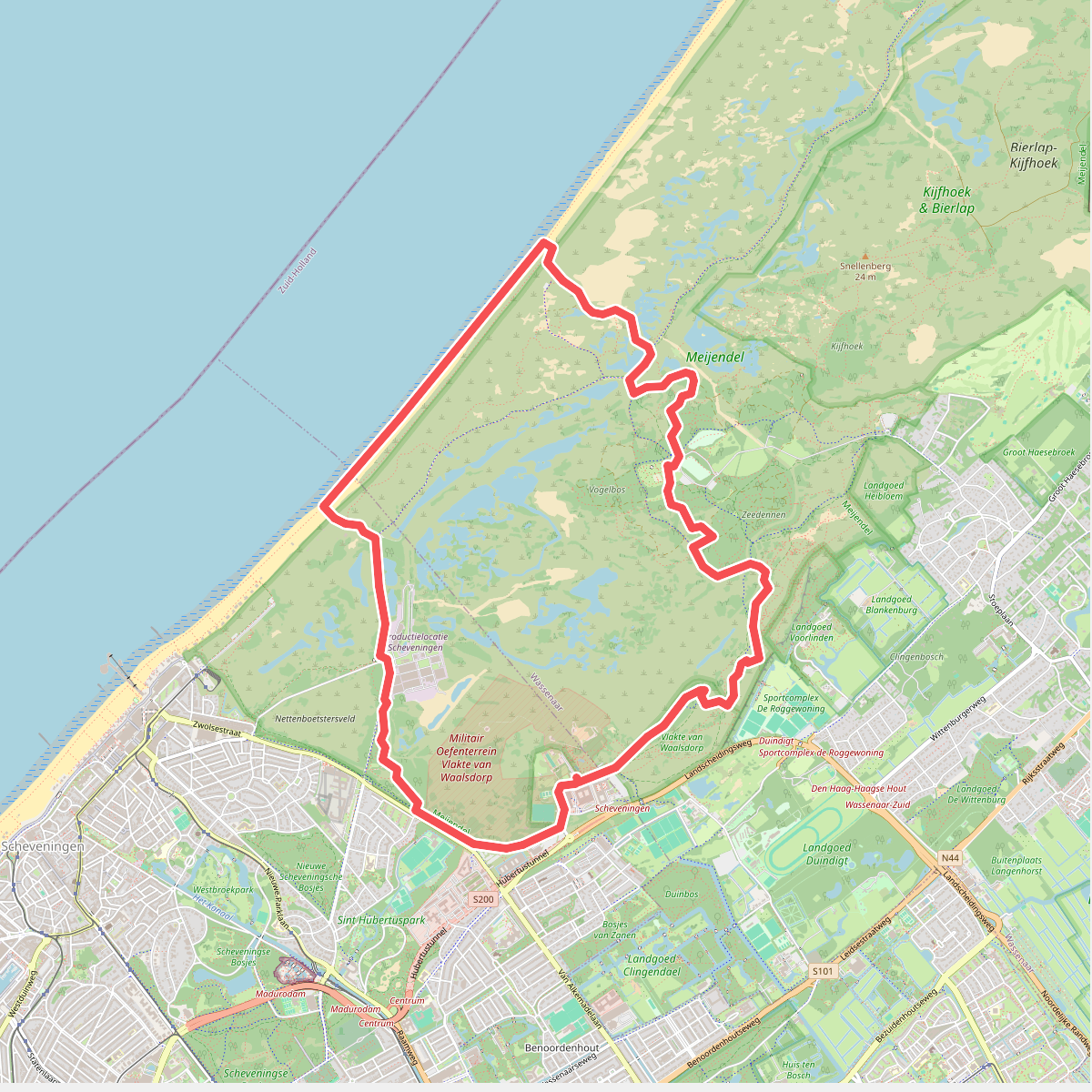 Scheveningen, Duin- en strandwandeling
