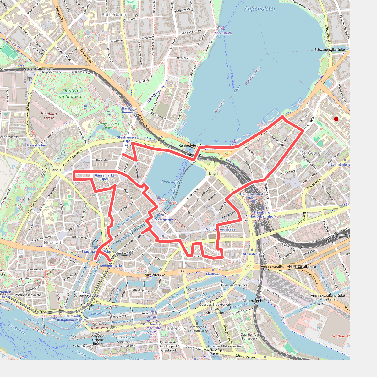 Hamburg Altstadt, Neustadt & St. Georg