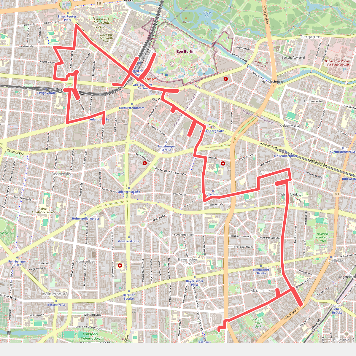 Berlijn Charlottenburg & Schöneberg