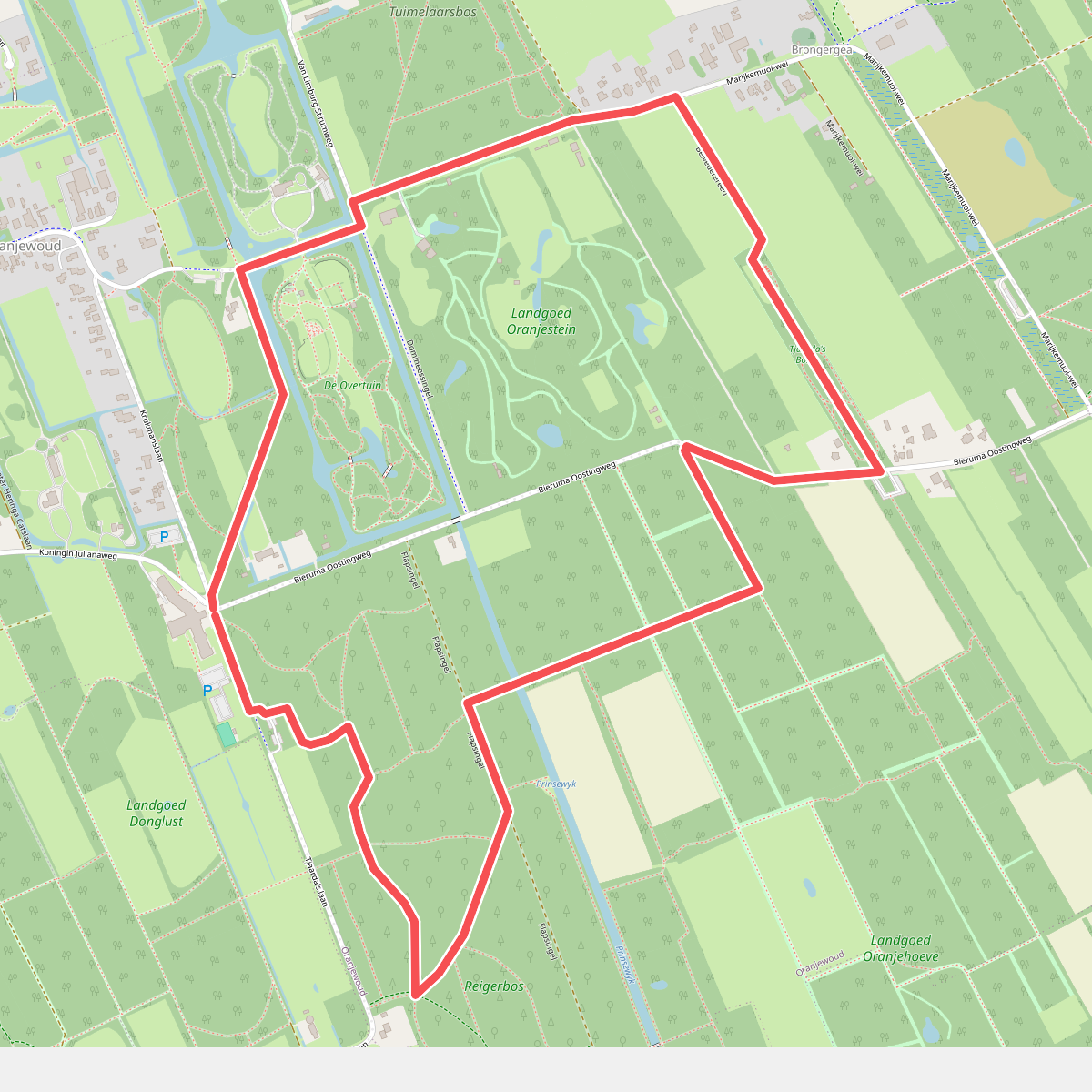 Wandelroute Belvedère
