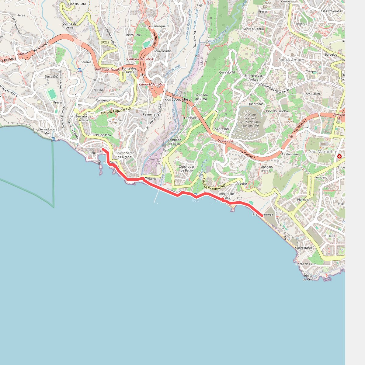 Passeio Marítimo (Praia Formosa - Câmara de Lobos)