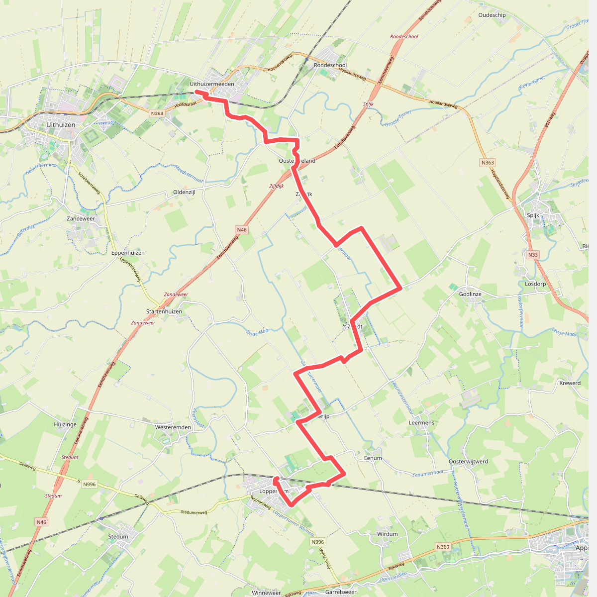 Verloren erfgoedroute