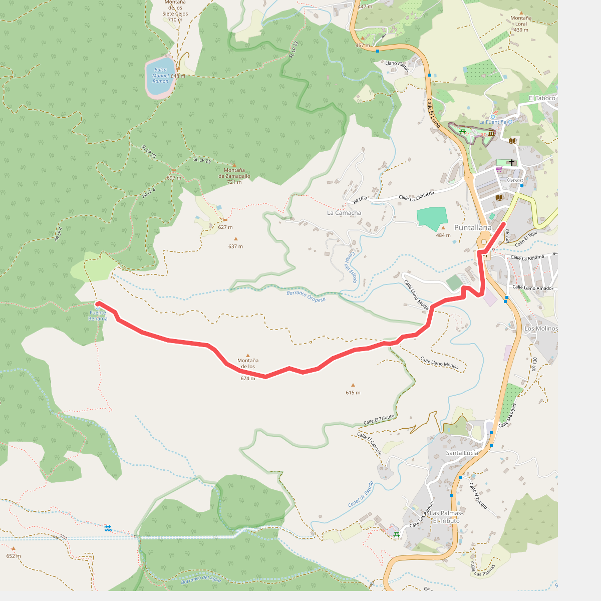 Camino de Fuente Benamas