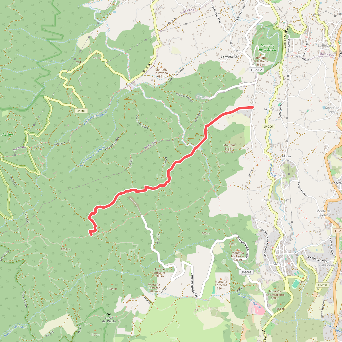 Cruz del Monte - Camino de La Faya