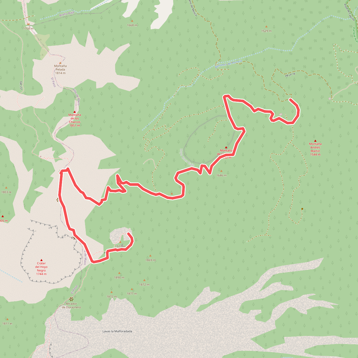 Llano de las Moscas-Pico Nambroque