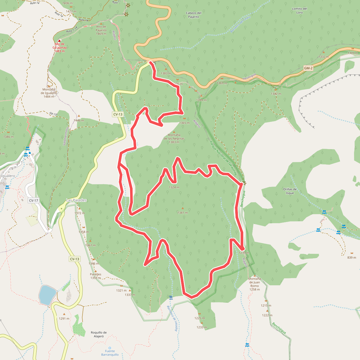 Ruta 16: Pajarito - Lajugal