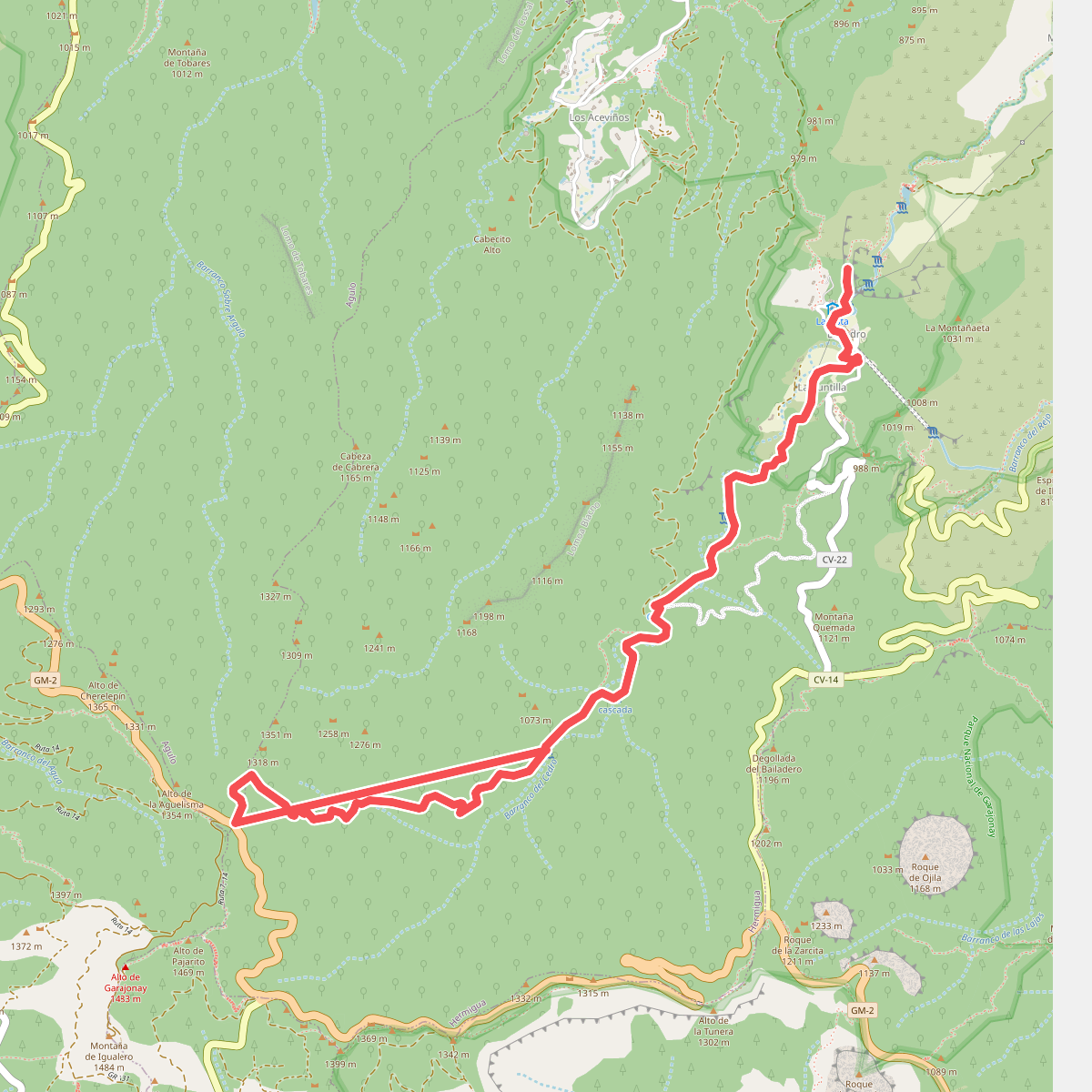 Ruta 9: Contadero - El Cedro - Contadero