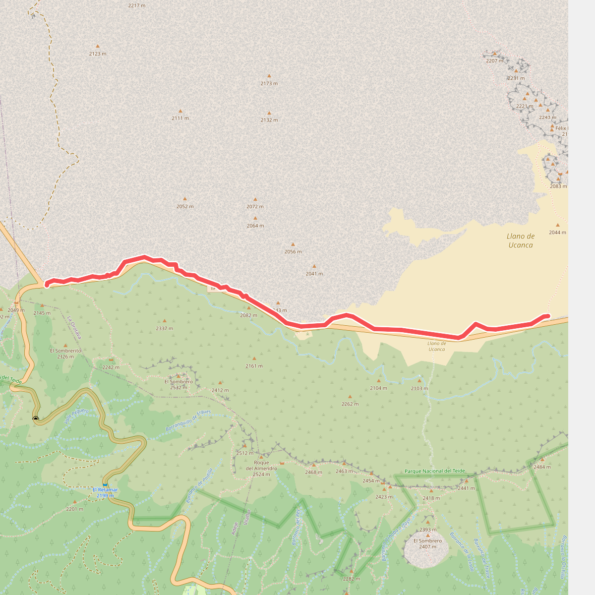 Llano de Ucanca-Boca Tauce