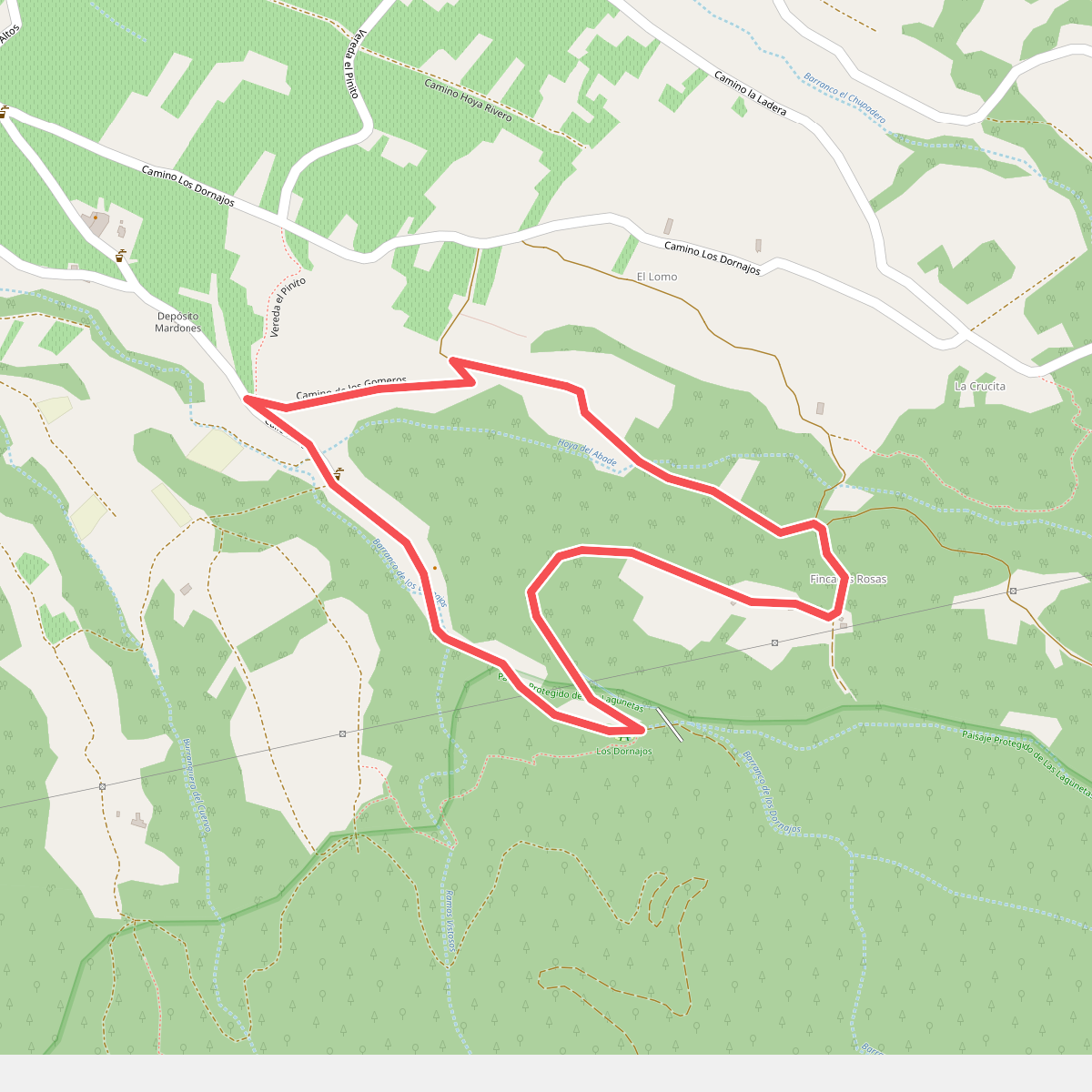 Los Dornajos. Ruta de los Castaños