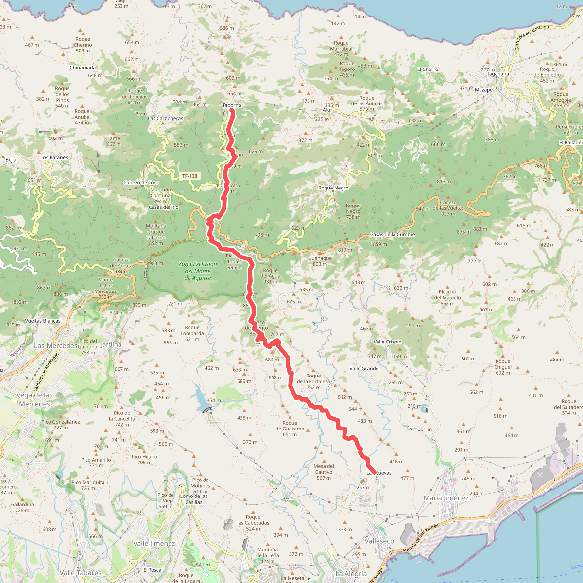 Taborno-Pico del Inglés-Valleseco