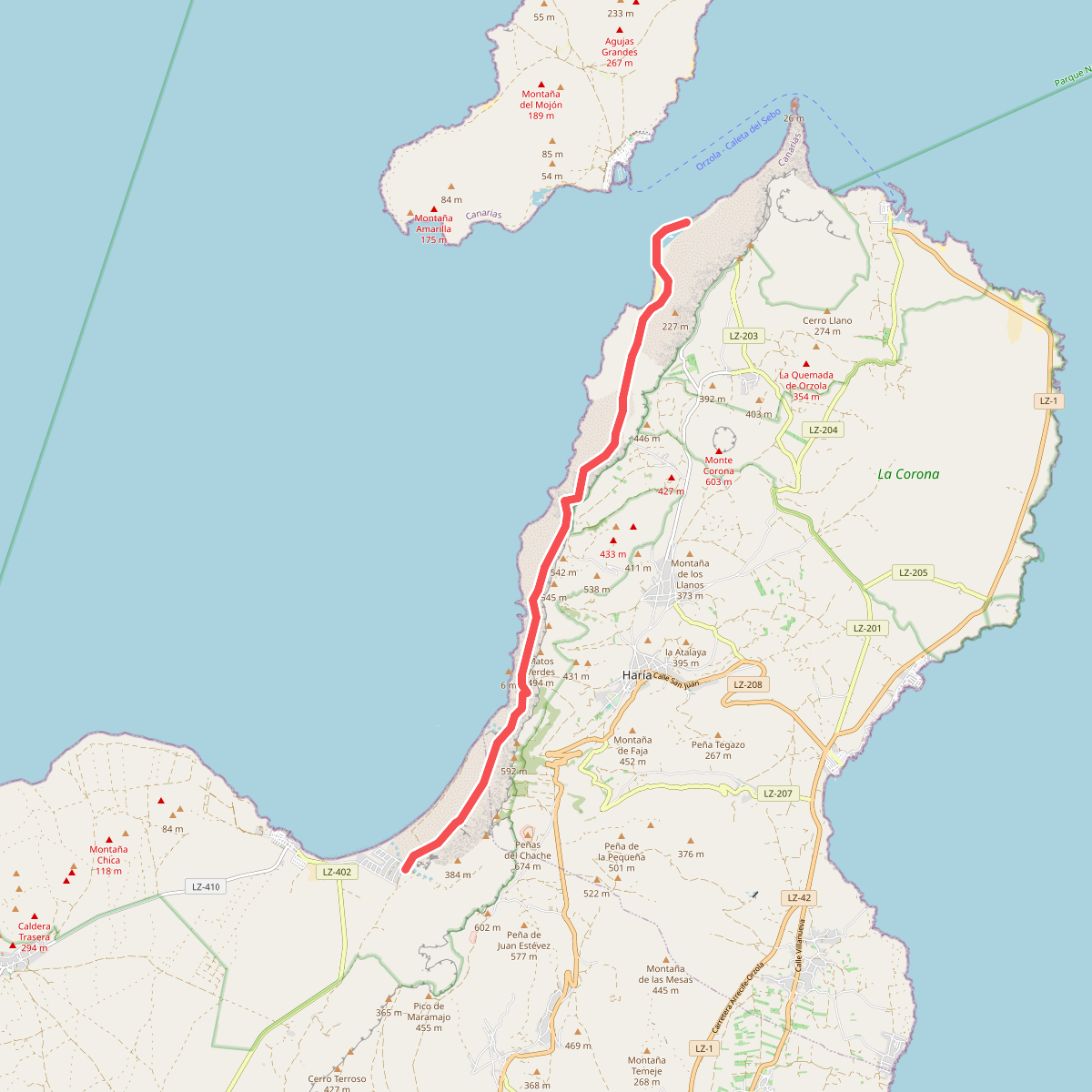 Camino Risco Famara