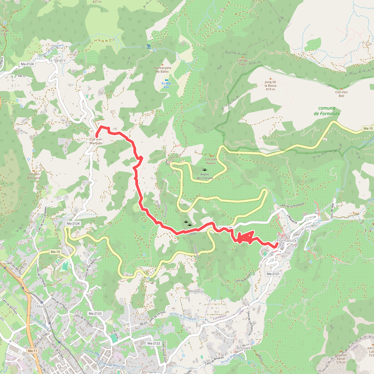 Camí vell de Fornalutx a sa Figuera