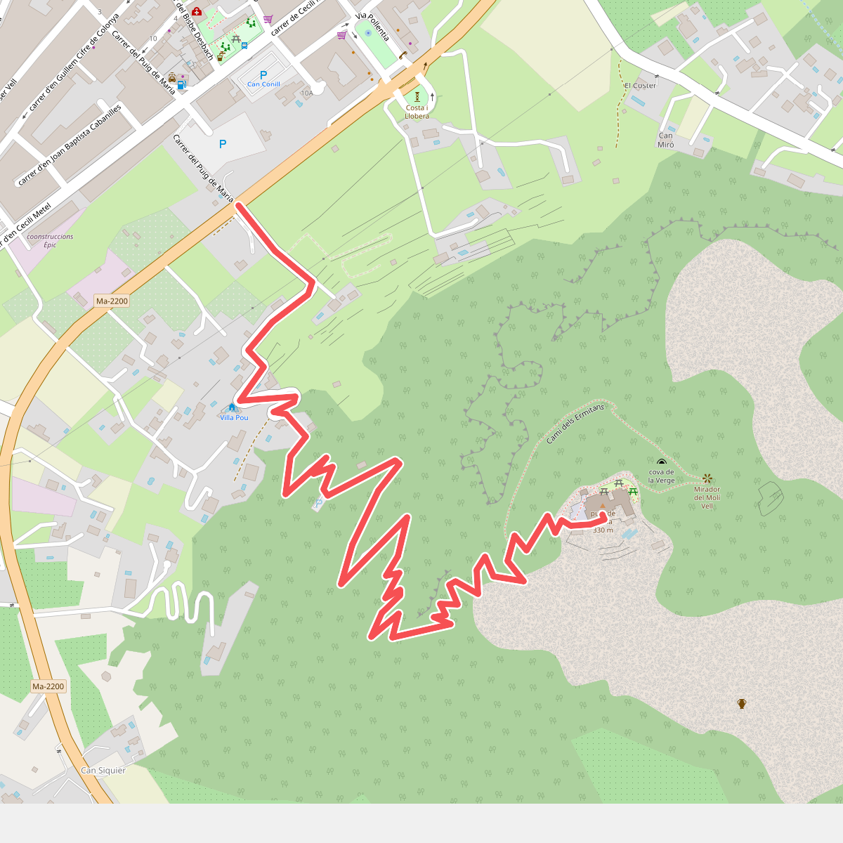 Ruta de Pedra en Sec - Variant H Puig de Maria