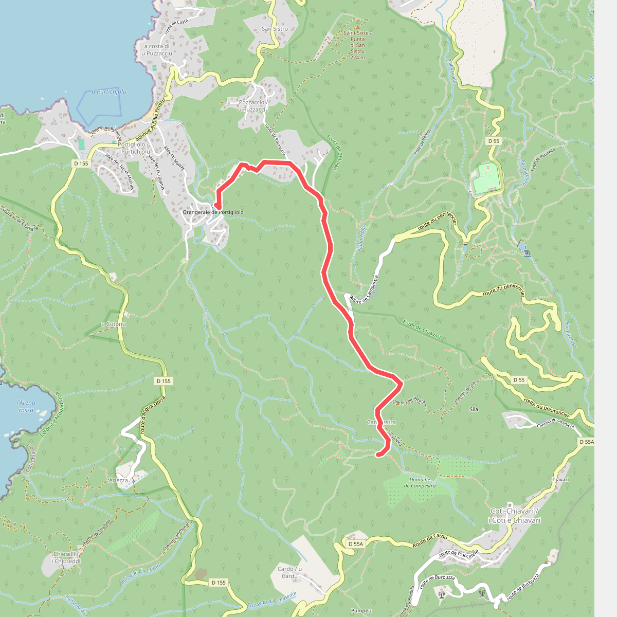 Orangeraie de Portigliolo à Campestra