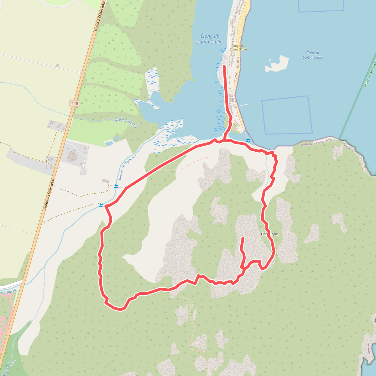 Boucle Littorale de Santa Giulia