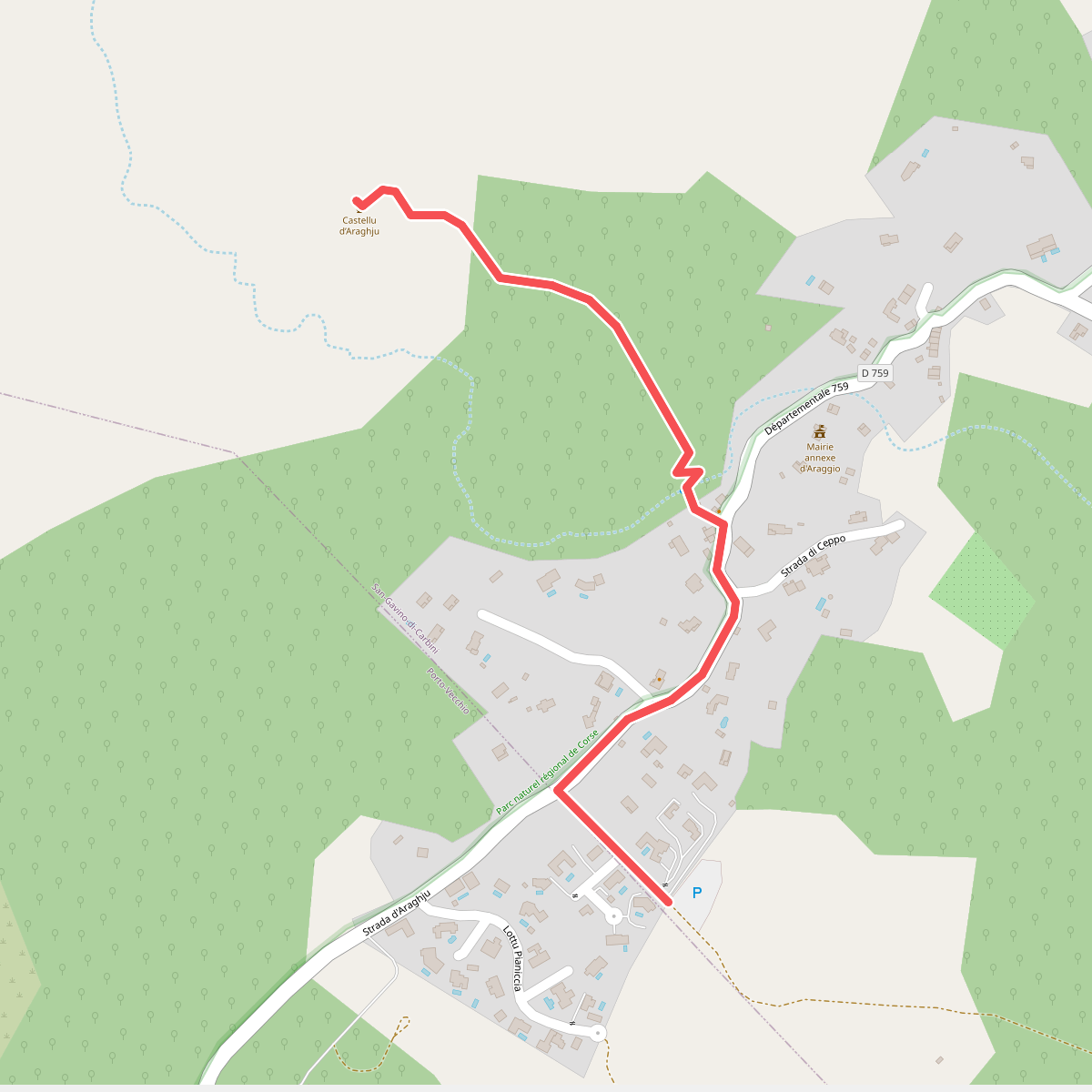 Circuit Archéologique du Casteddu d'Araghju