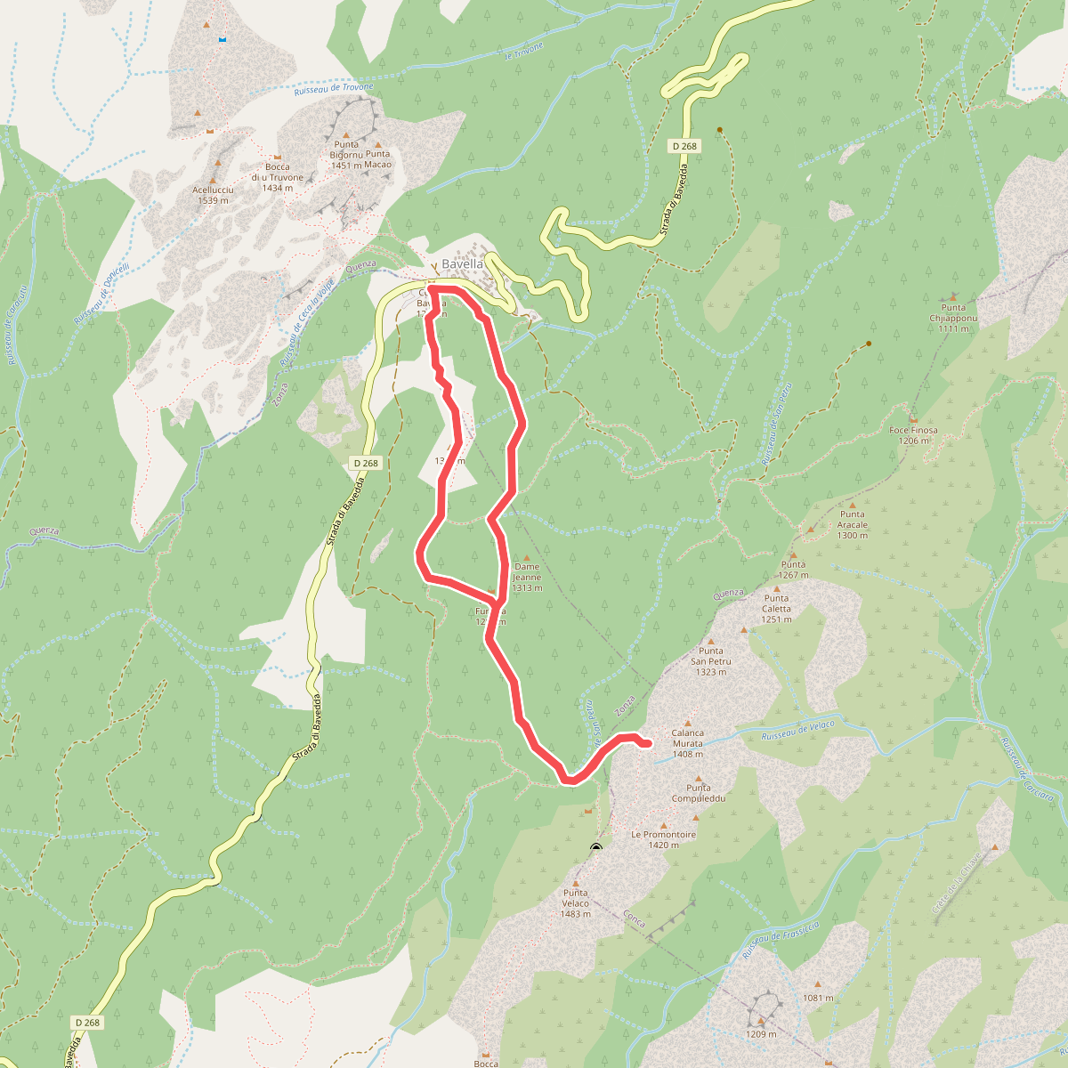 Col de Bavella<->Trou de la Bombe
