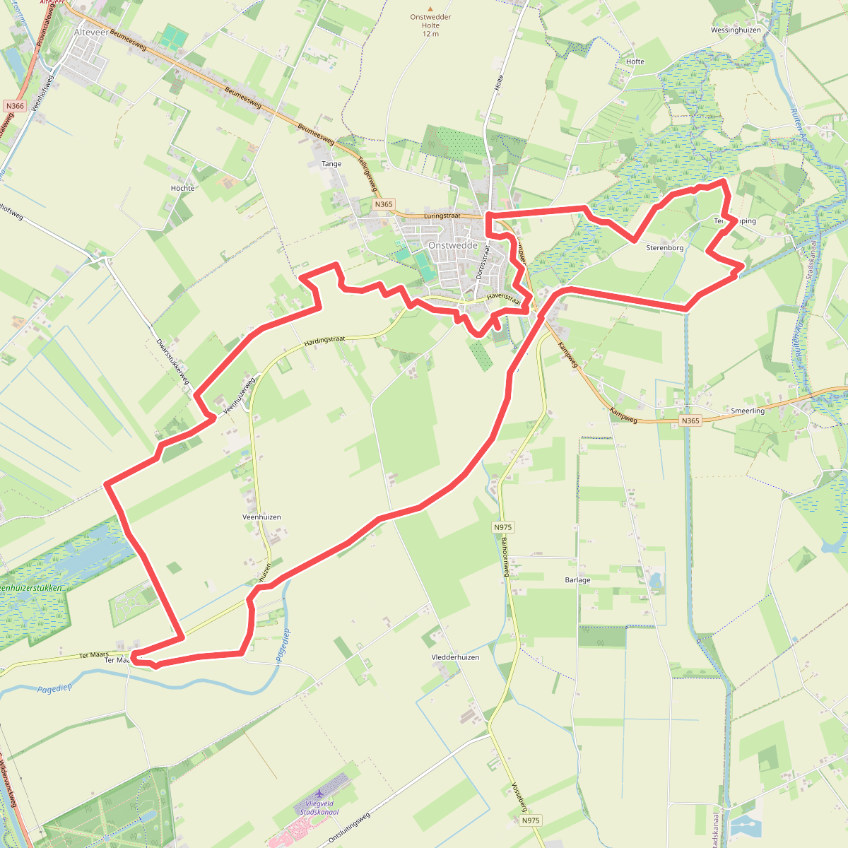 Op kerkepad bij Onstwedde