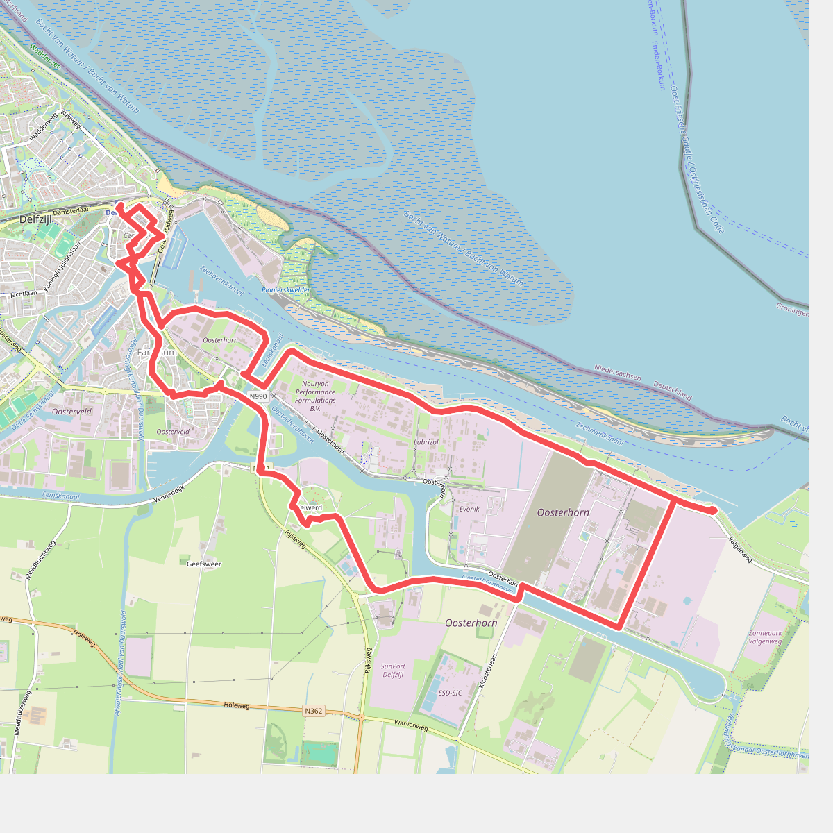 Spoorwandelen Delfzijl