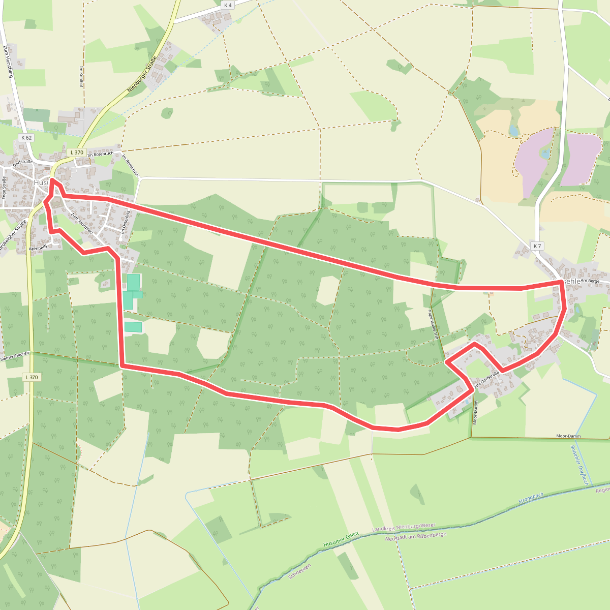 Waldweg Husum