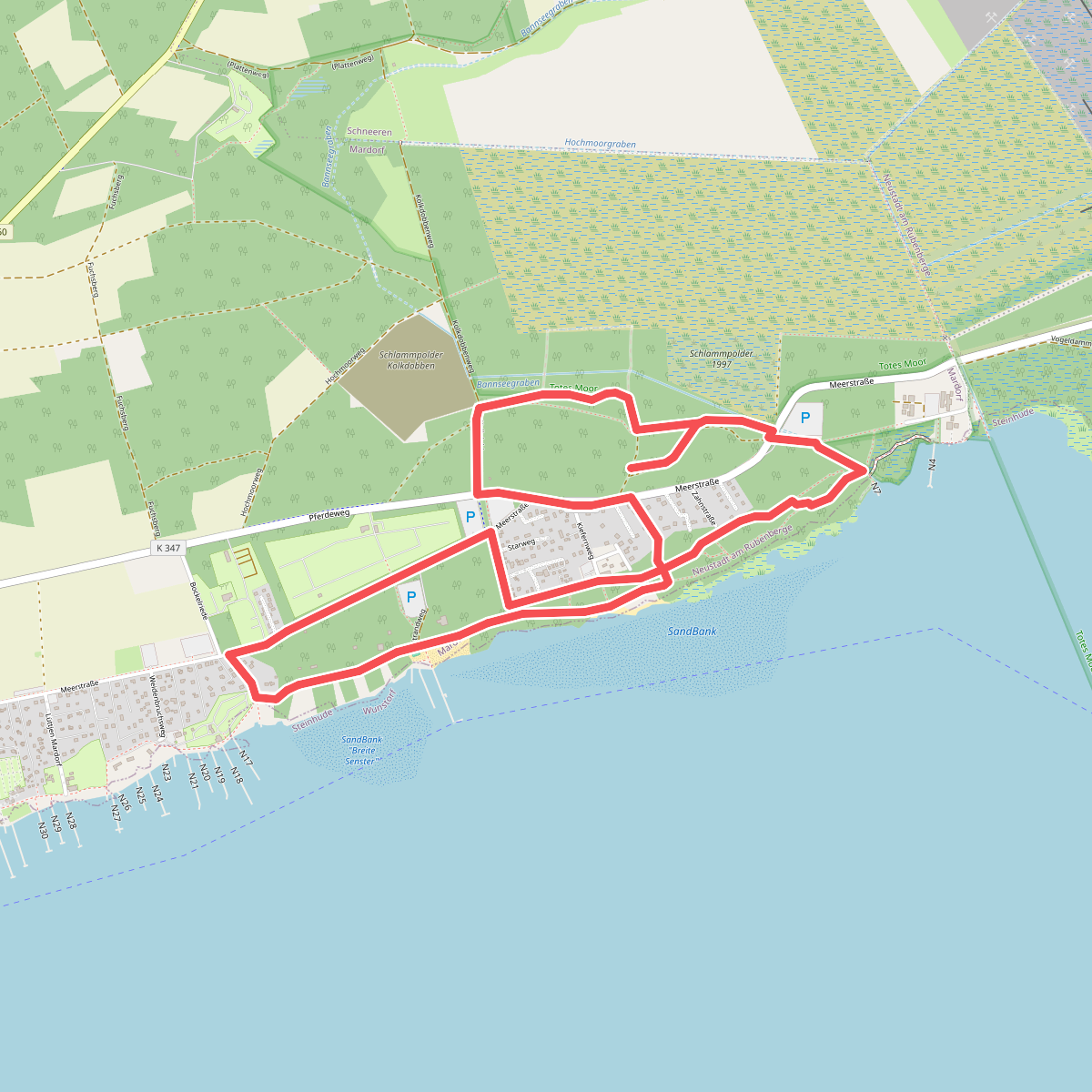 Mardorf Rundwanderweg M3 (Dünen- und Strandpfad)