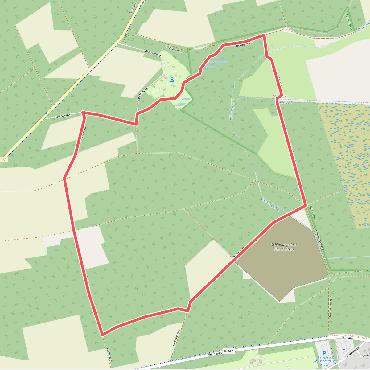 Mardorf Rundwanderweg M5 (Bannseepfad)