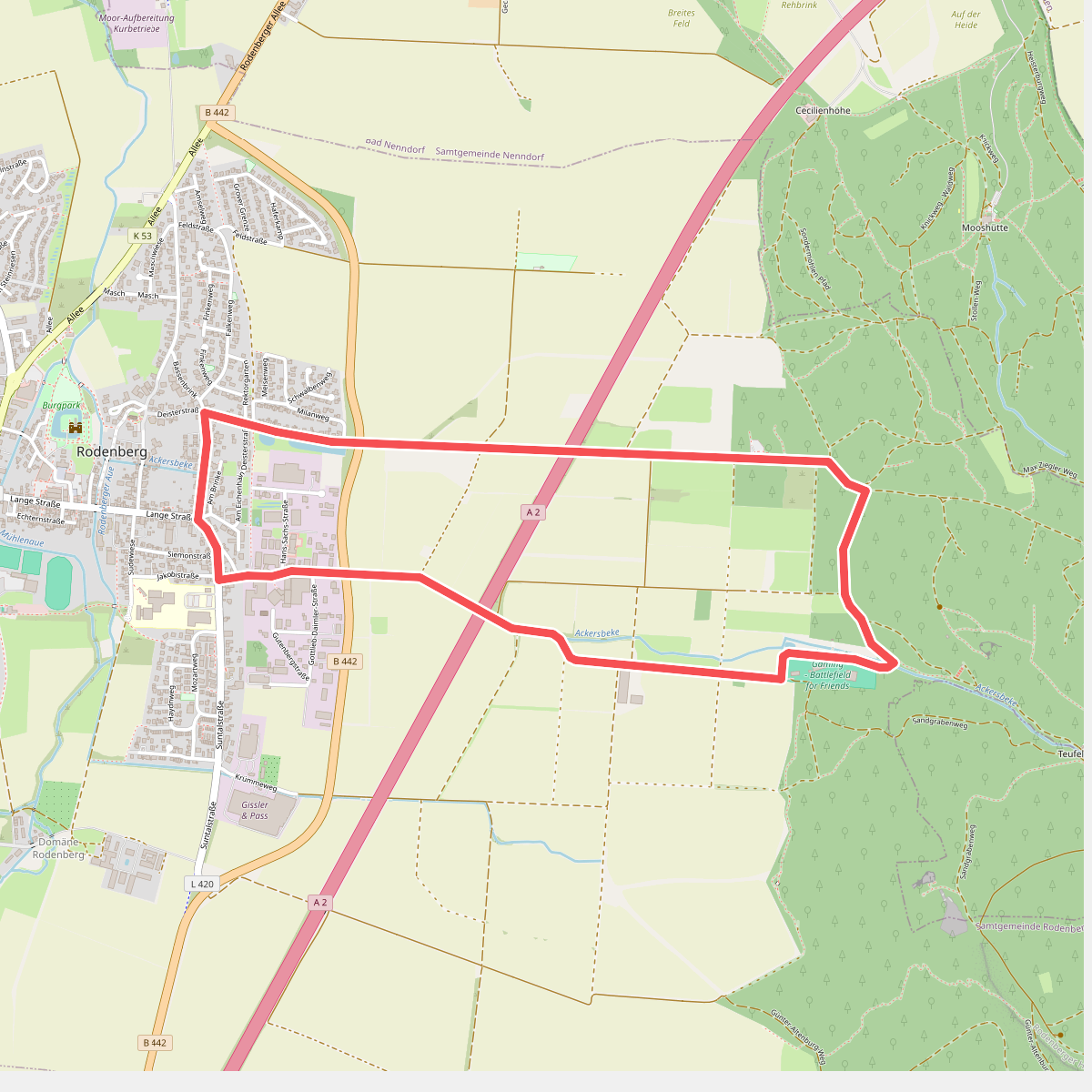 R1 Rundwanderweg Rodenberg Nr. 1
