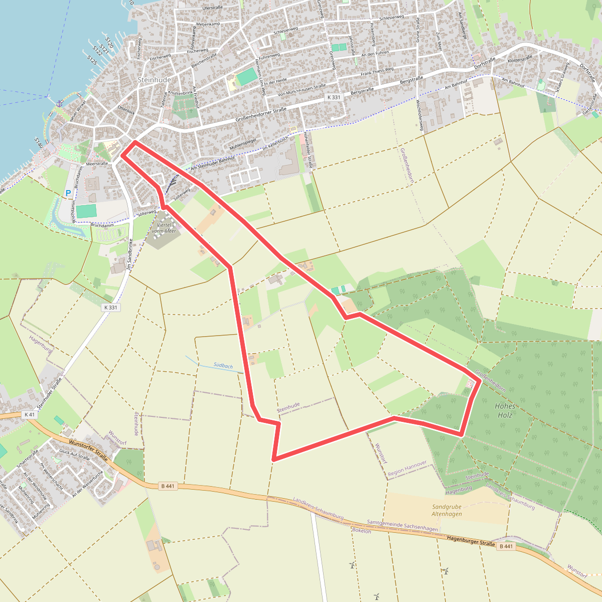 S2 Hohenholzweg (Rundweg um Steinhude)