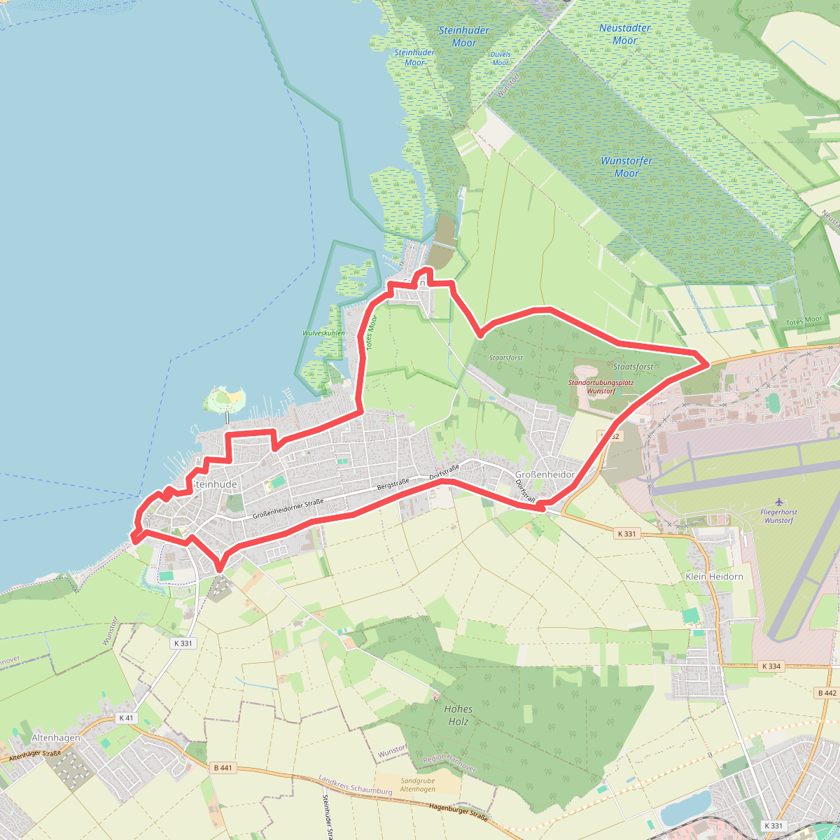S3 Rundweg um Steinhude-Großenheidorn