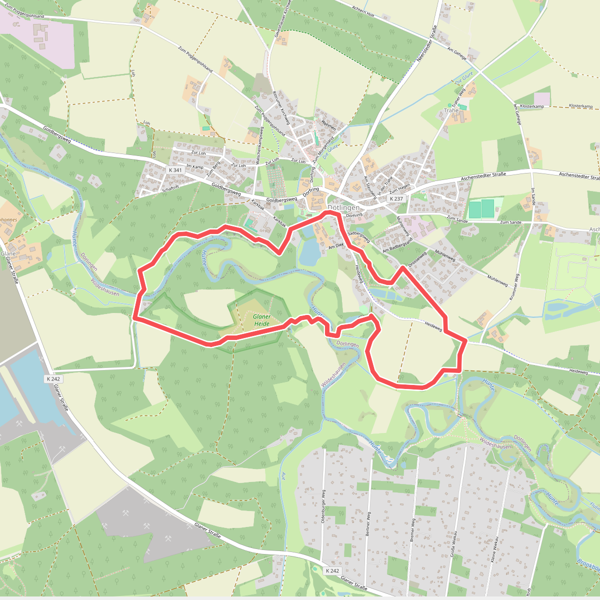 Huntepadd - Großer Rundwanderweg