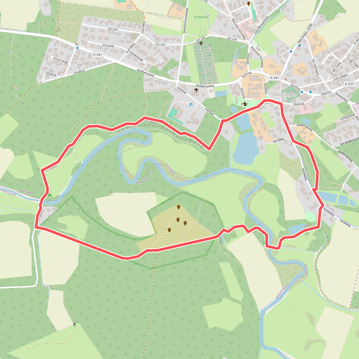 Huntepadd - Kleiner Rundweg