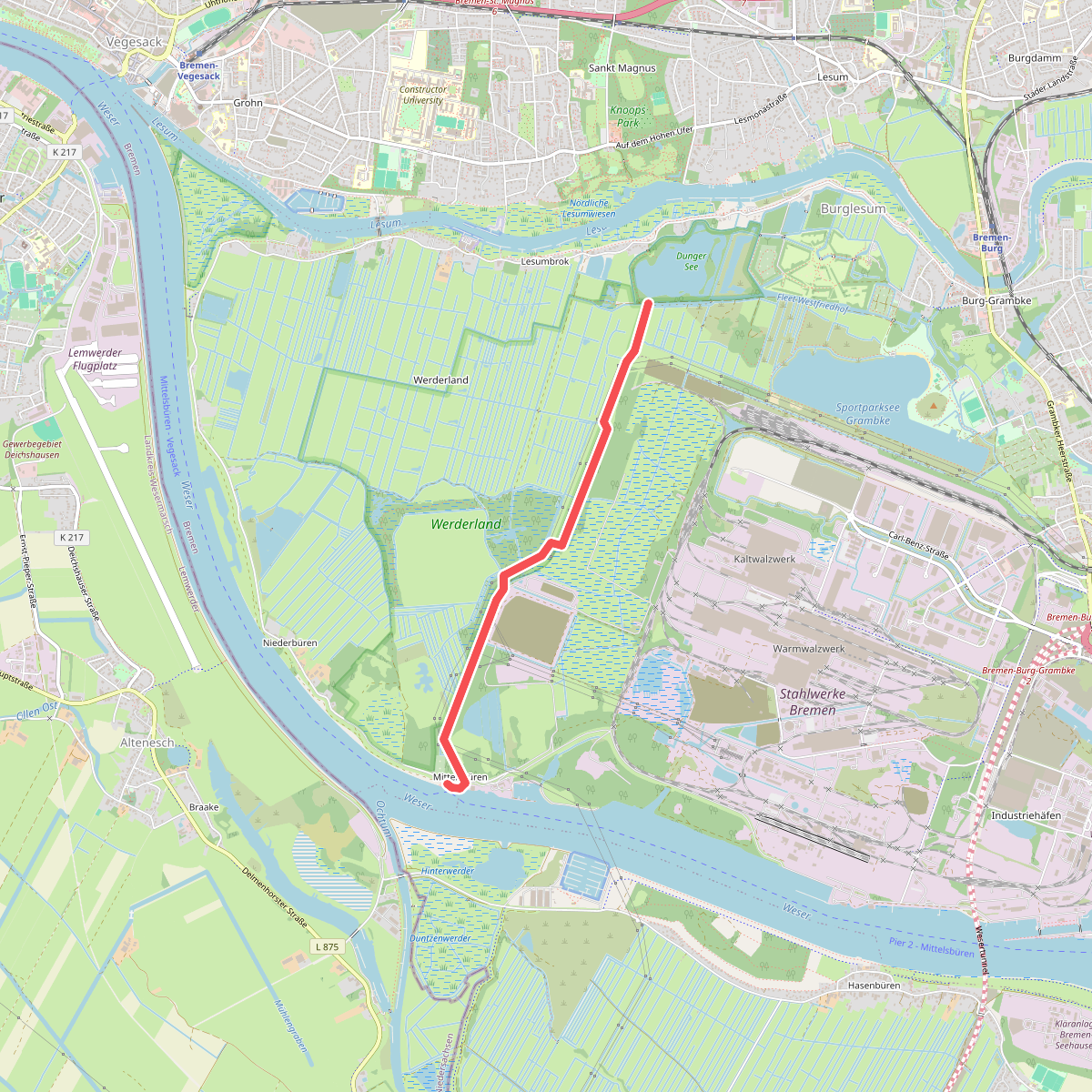 Wanderweg Dunger See - Moorlosen Kirche