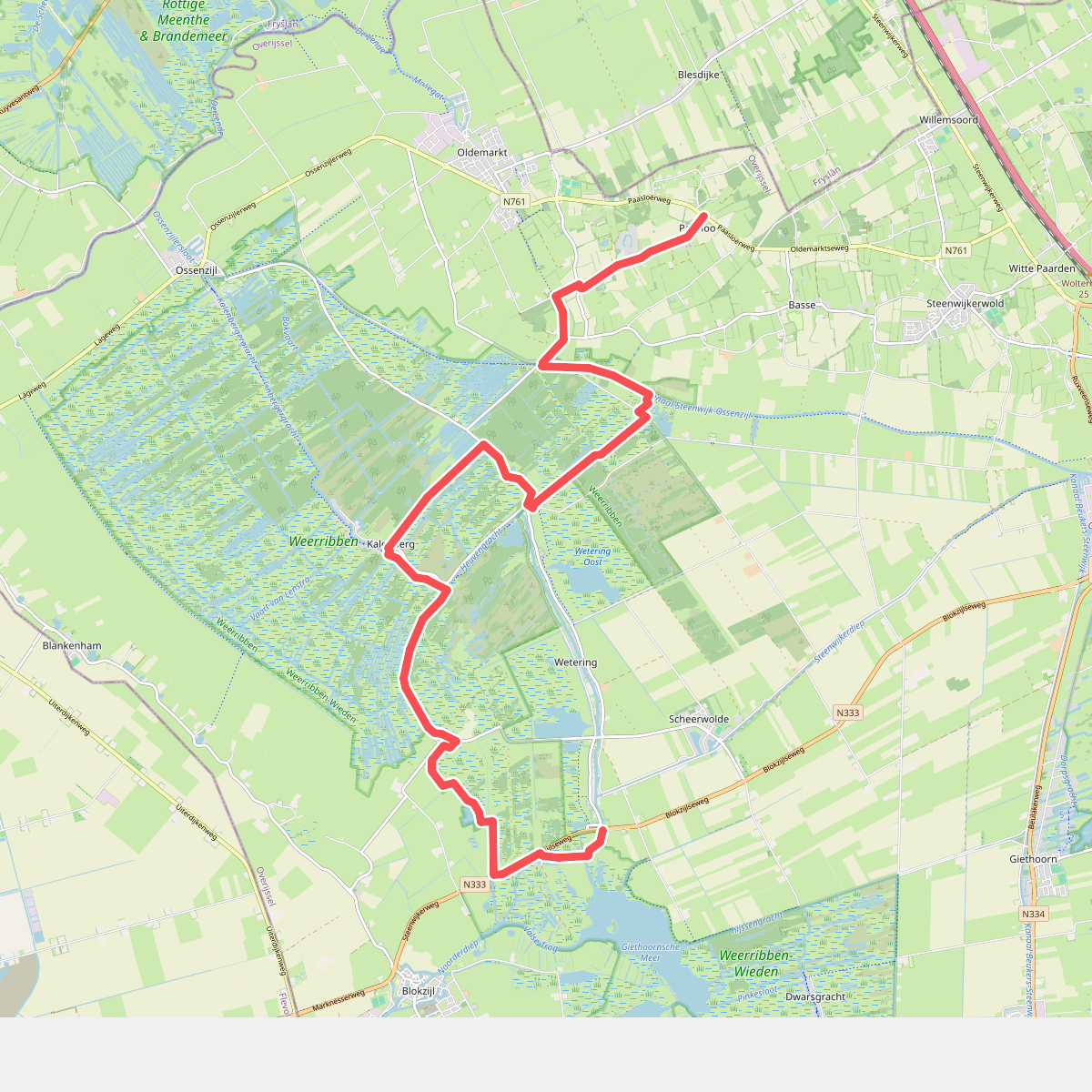 Muggenbeet - Paasloo · Overijssels Havezatenpad etappe 14