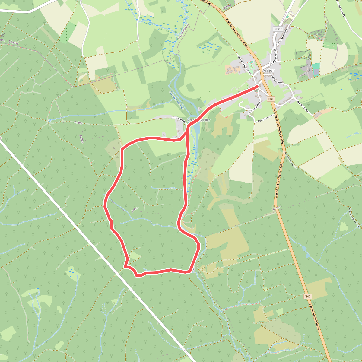 Chemin de Harnussiau - court