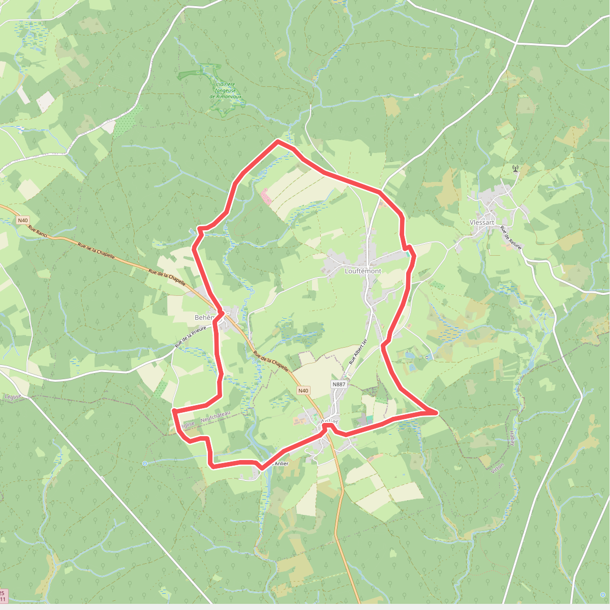 Chemin de la Clairière