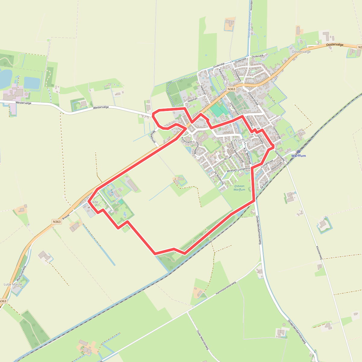 Landmerken: Wandelen in Breede
