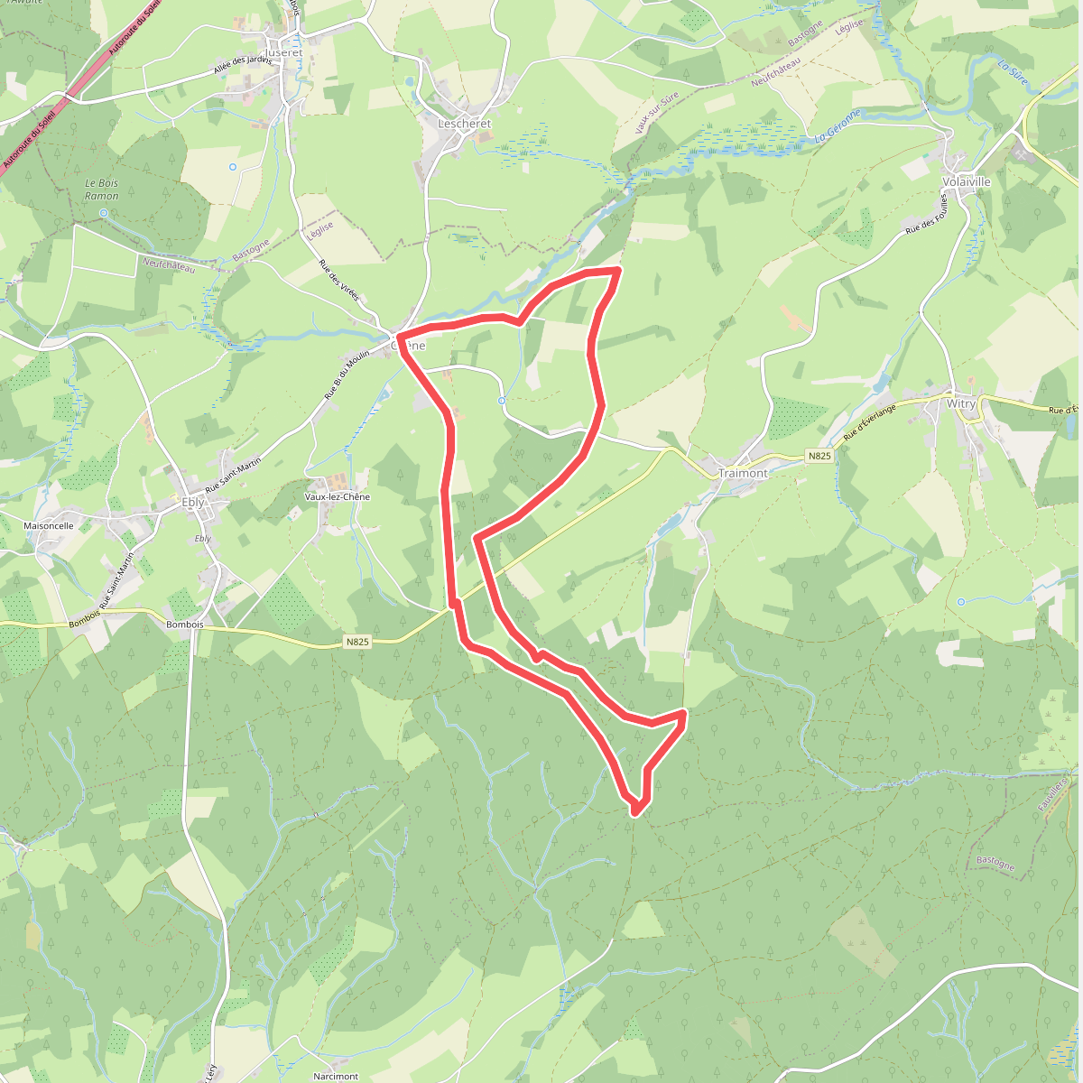 Sentier de Jalifè et du Pré Sauvage