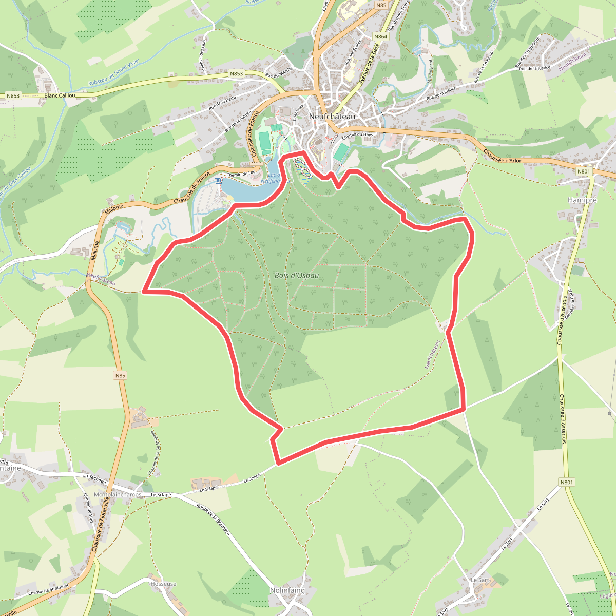 Sentier du Bois d'Ospau