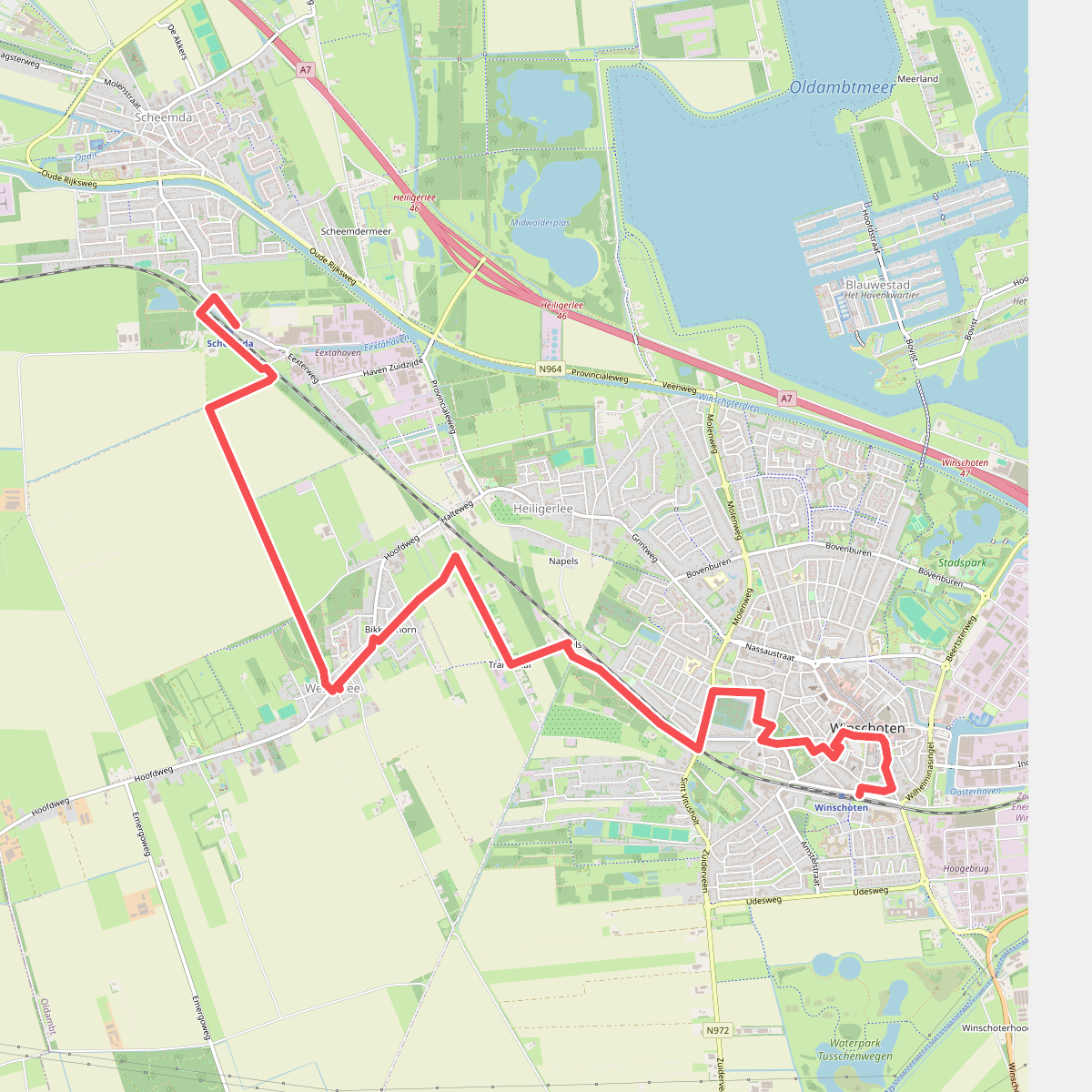 Spoorwandelen Windschoten-Scheemda
