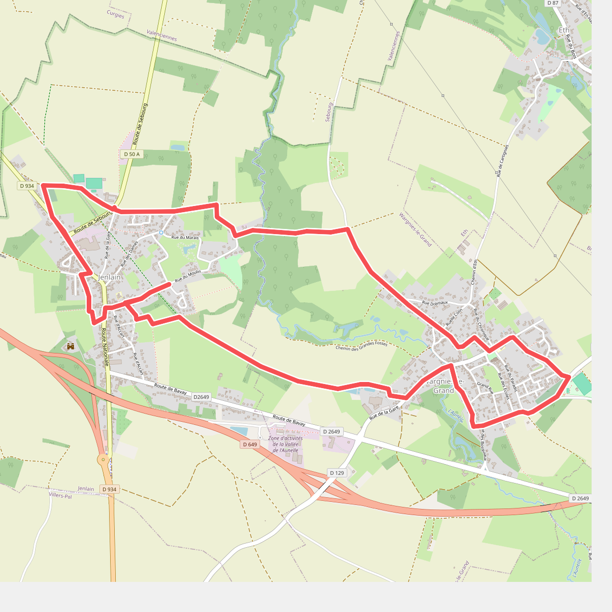 Autour de Jenlain