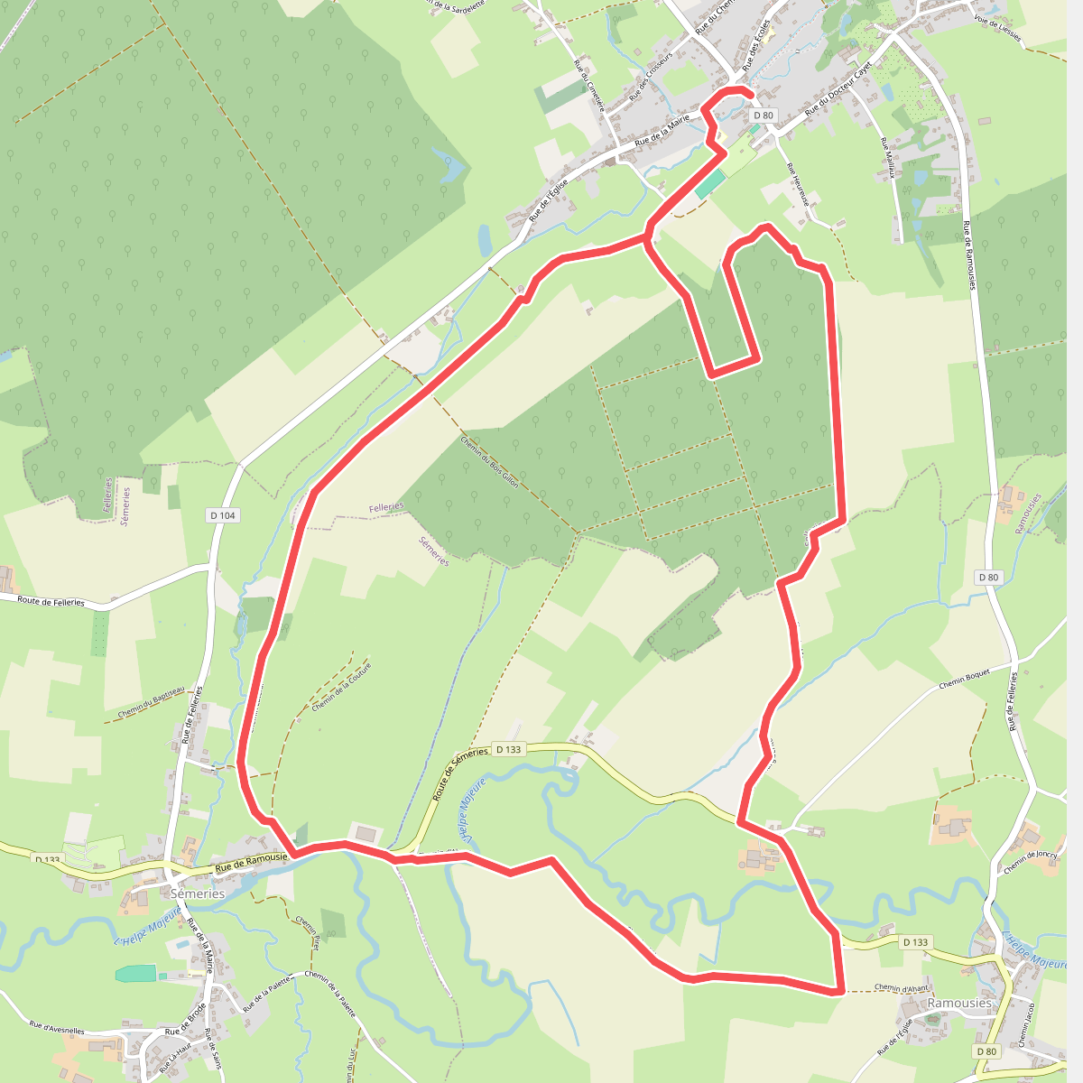 Chemin de la Fache d'Ahant