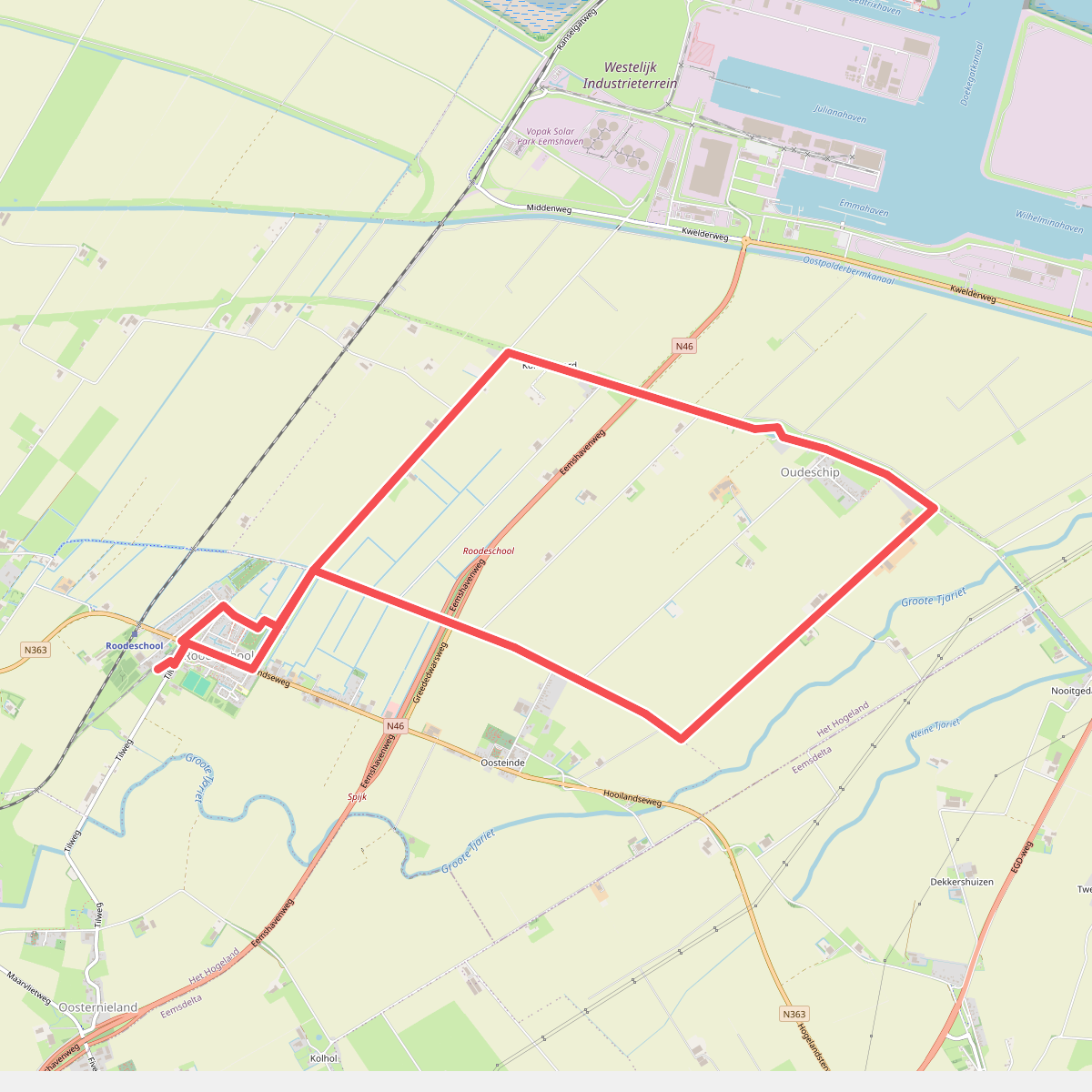 Spoorwandelen Roodeschool