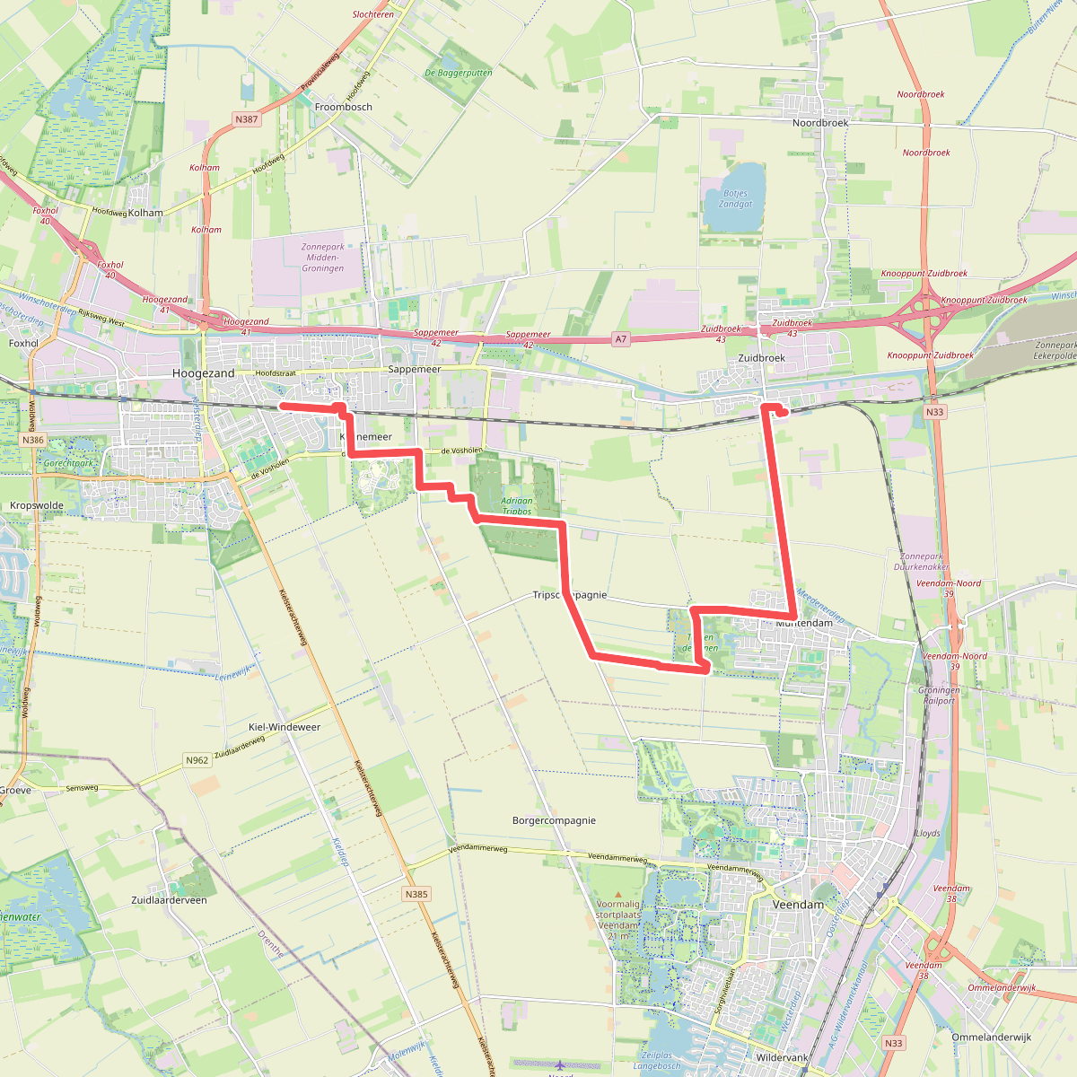 Spoorwandelen Zuidbroek
