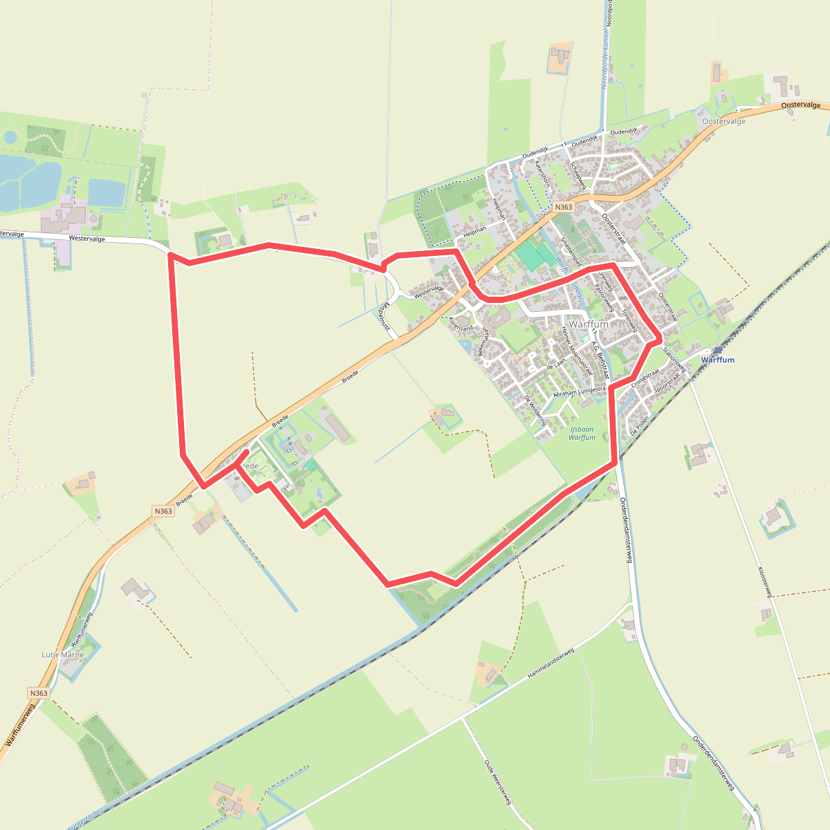 Breedenburg bij Warffum