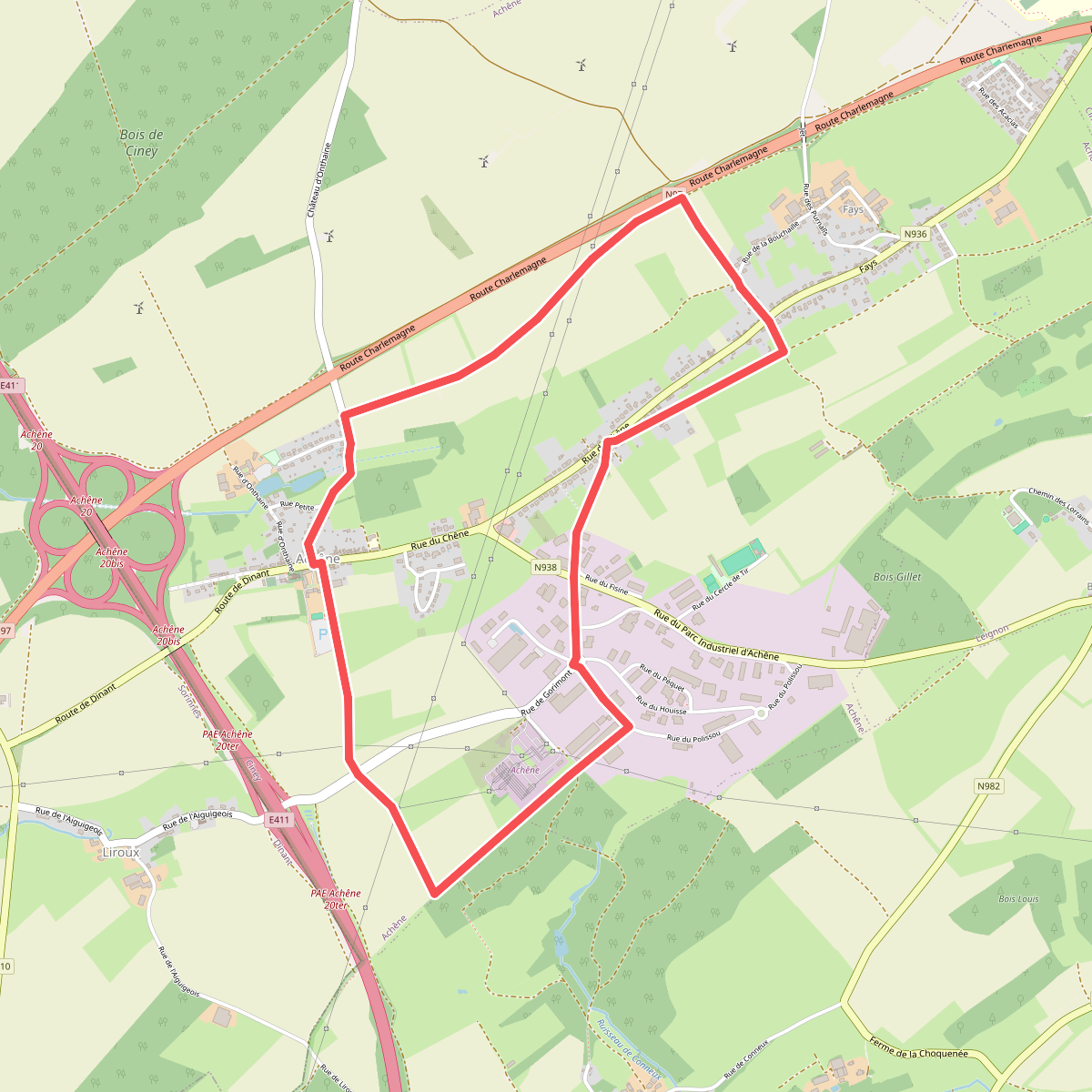 Autour d'Achêne