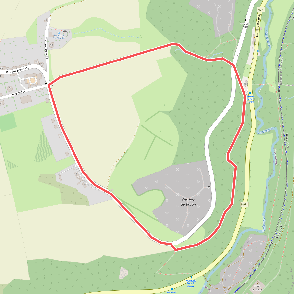 Chemin des Carriers
