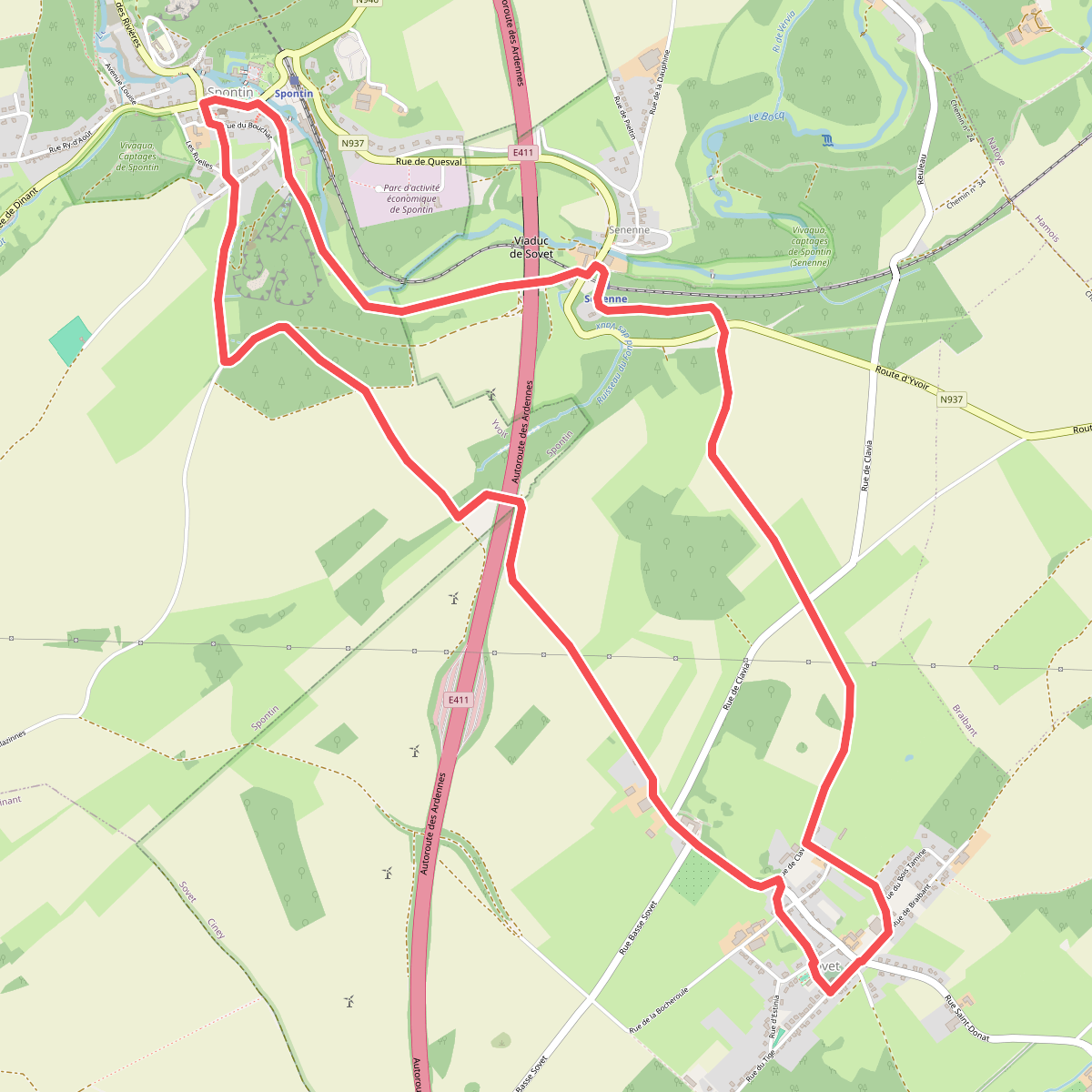 Promenade du Centre de Wallonie