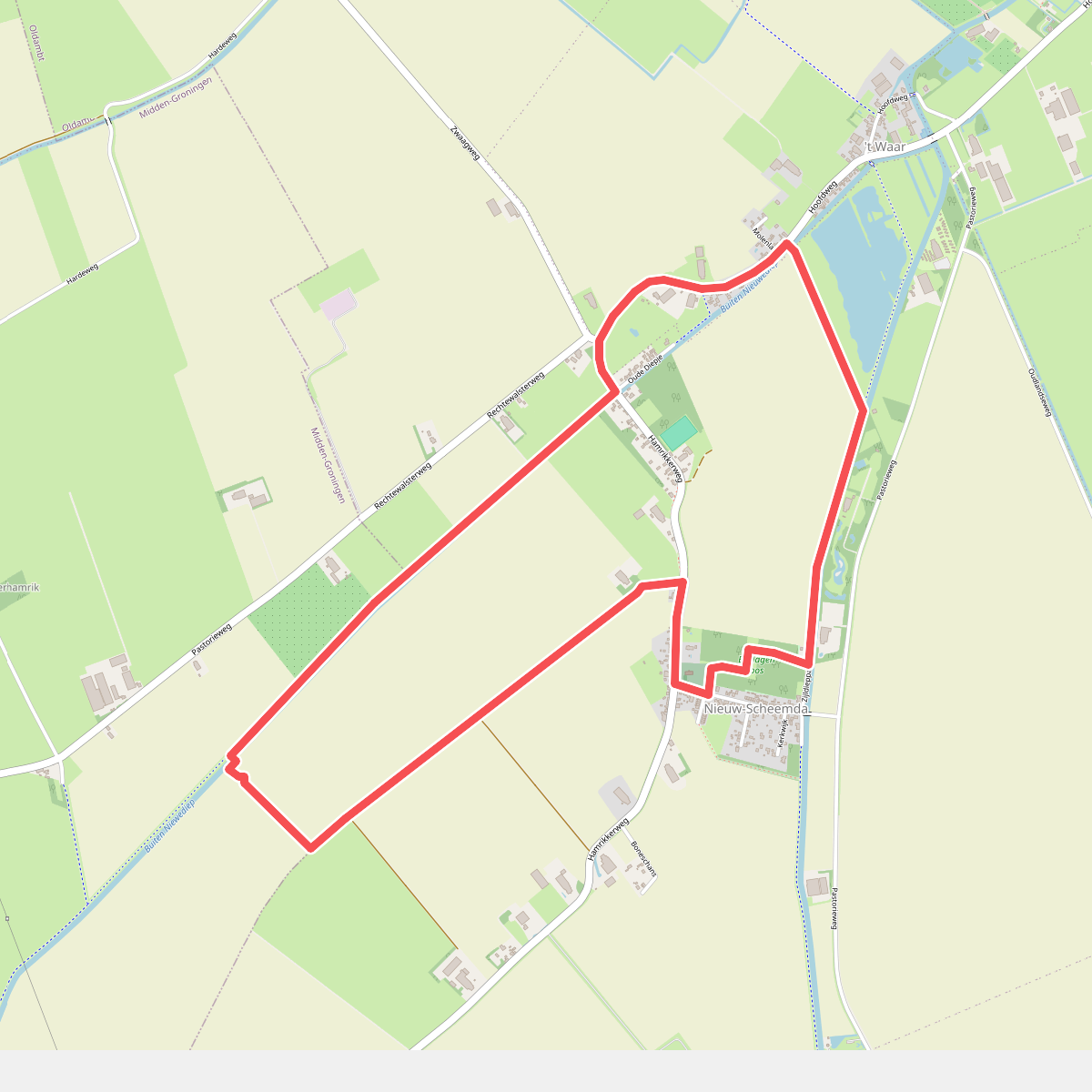 Ommetje Westerse Molen (Nieuw-Scheemda)
