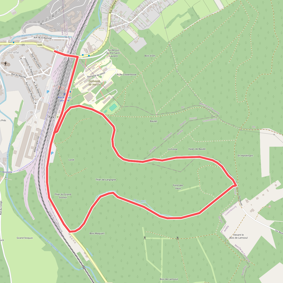 RO34 La Montée aux Bois