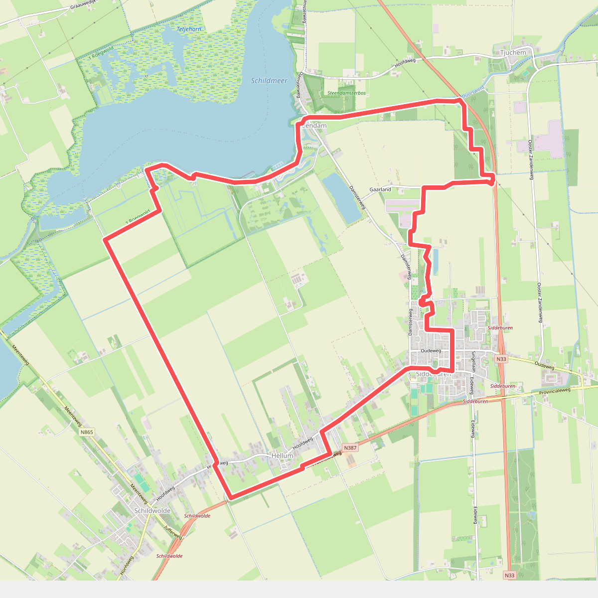 Wandel via hub: schepping van het Schildmeer en Siddeburen